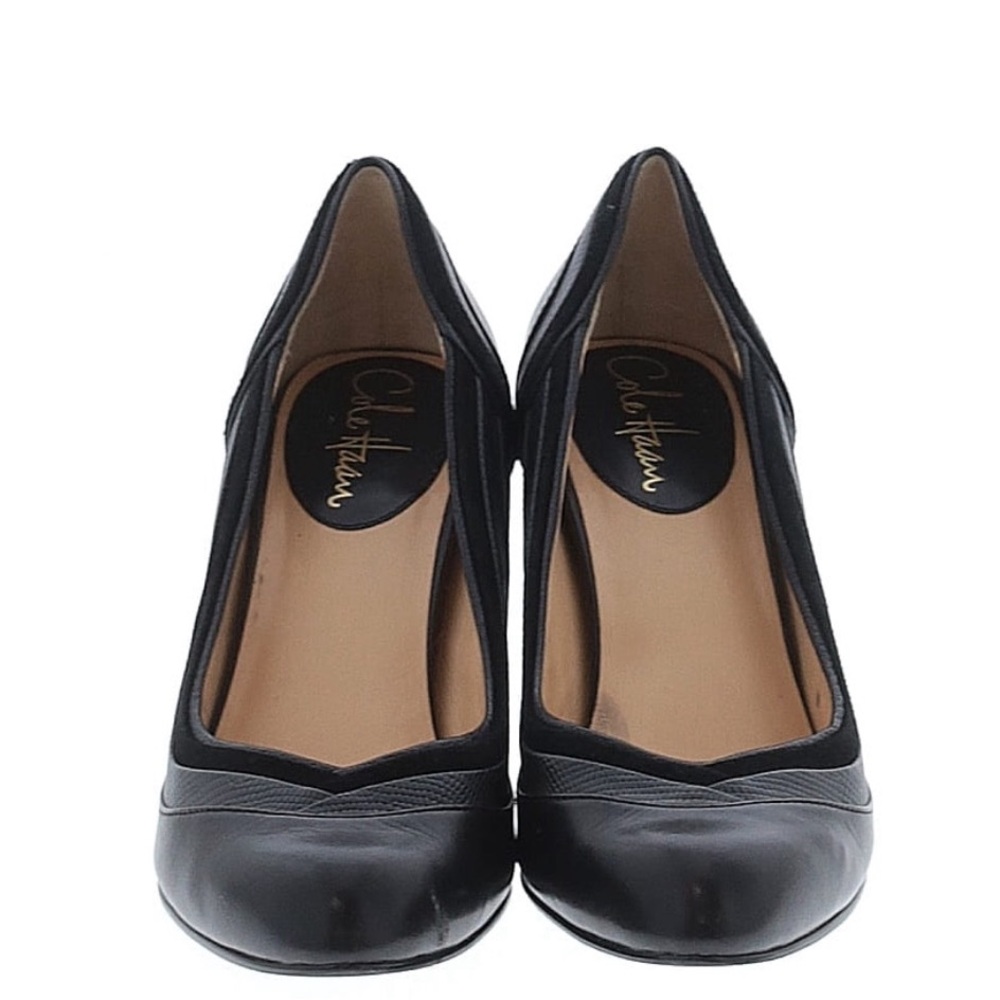 Cole Haan Black Leather Heels Timeless Design